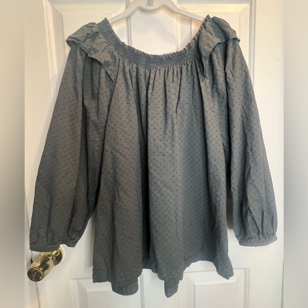 Sonoma Green Blouse with Elegant Design